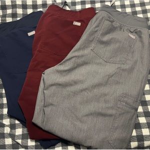 Burgundy figs Zamora joggers size large gently worn